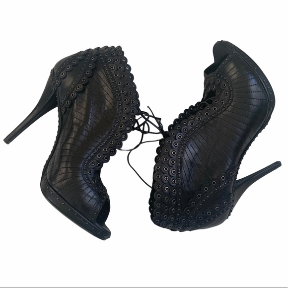 Christian Dior Muse Ankle Booties Size 7 - Picture 1 of 11
